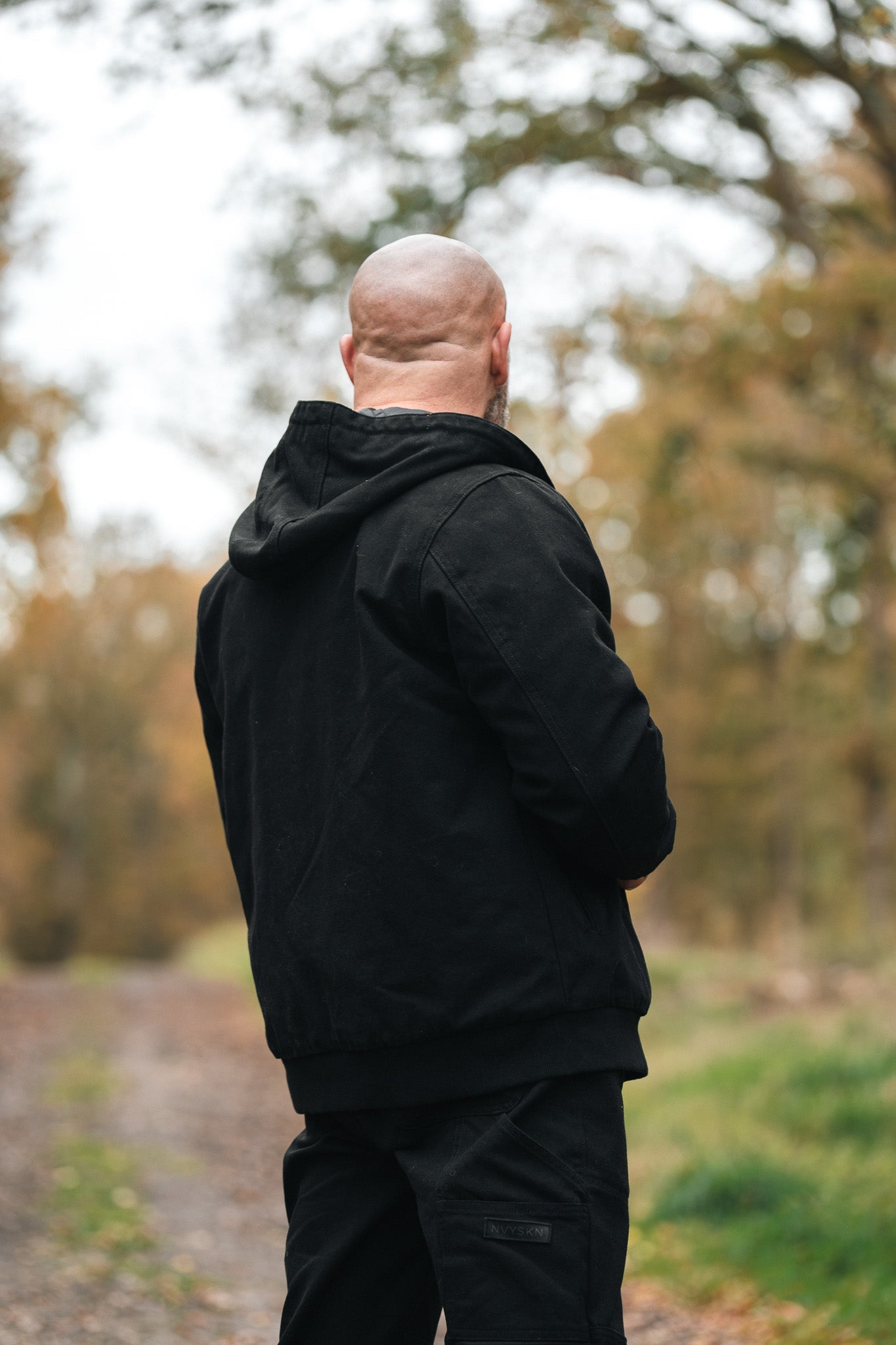 NVYSKN Canvas Bomber Jacket – Heavyweight Cotton Duck Coat - Longshot Tactical