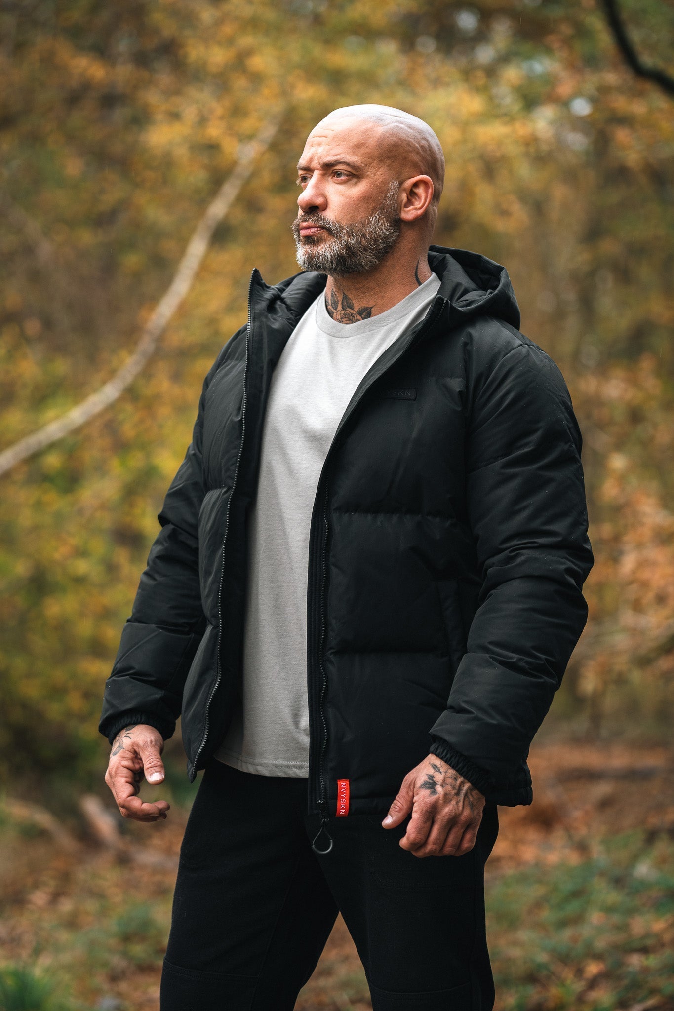 NVYSKN Feather Down Puffa Jacket – 630 Fill Power Insulated Coat - Longshot Tactical