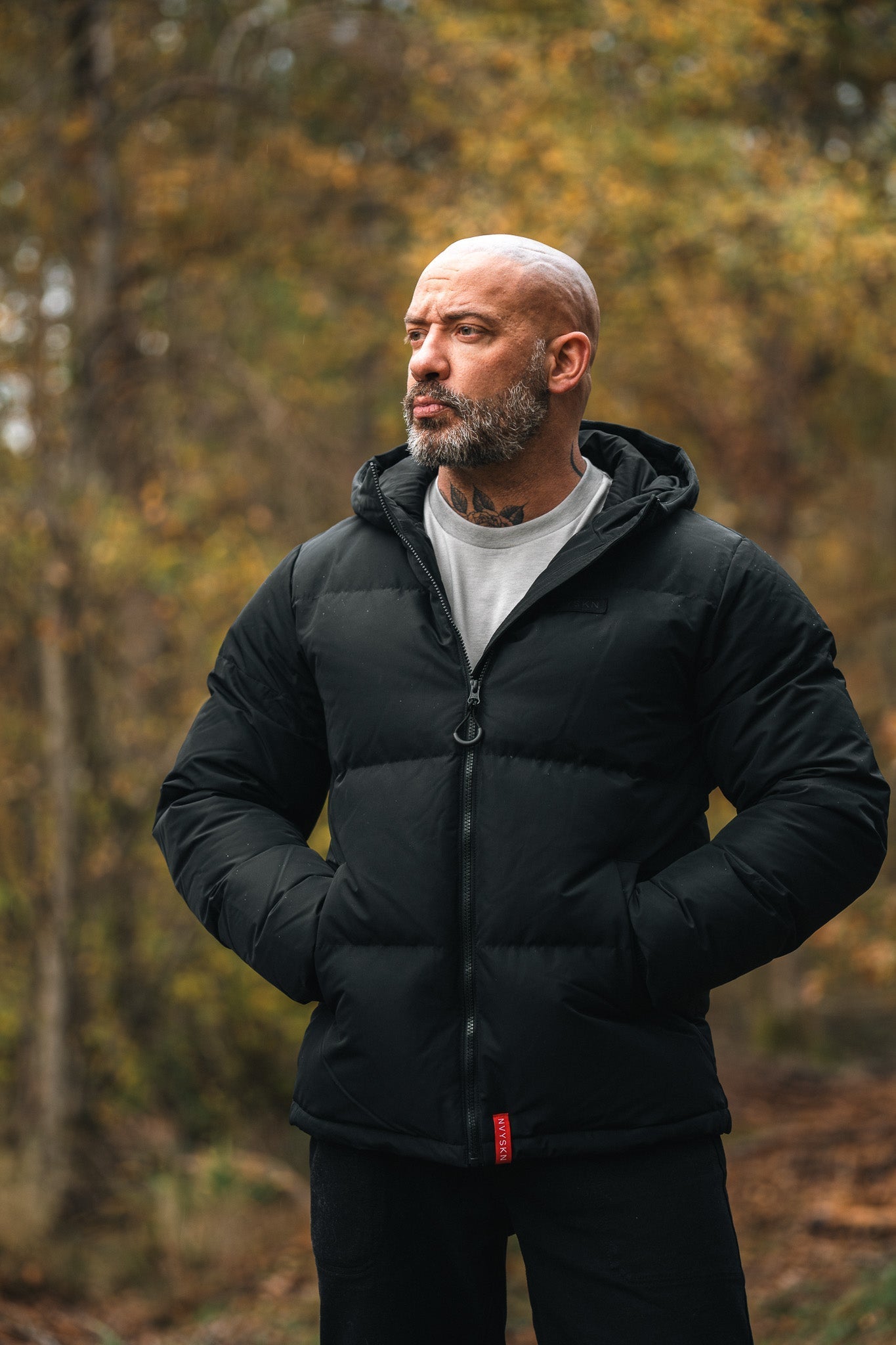 NVYSKN Feather Down Puffa Jacket – 630 Fill Power Insulated Coat - Longshot Tactical