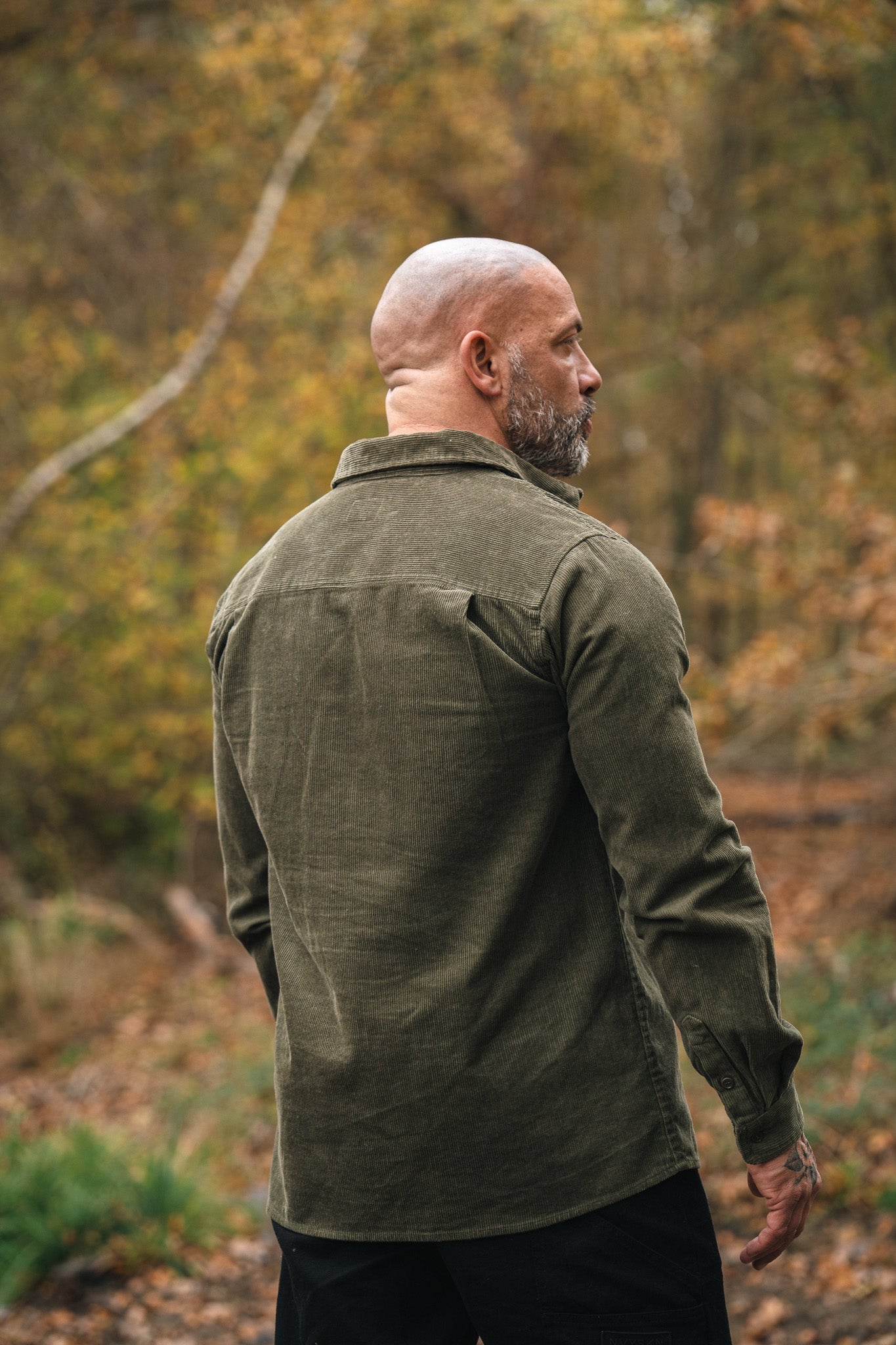 NVYSKN Heavy Cord Shirt – 300 GSM Cotton Corduroy Overshirt - Longshot Tactical