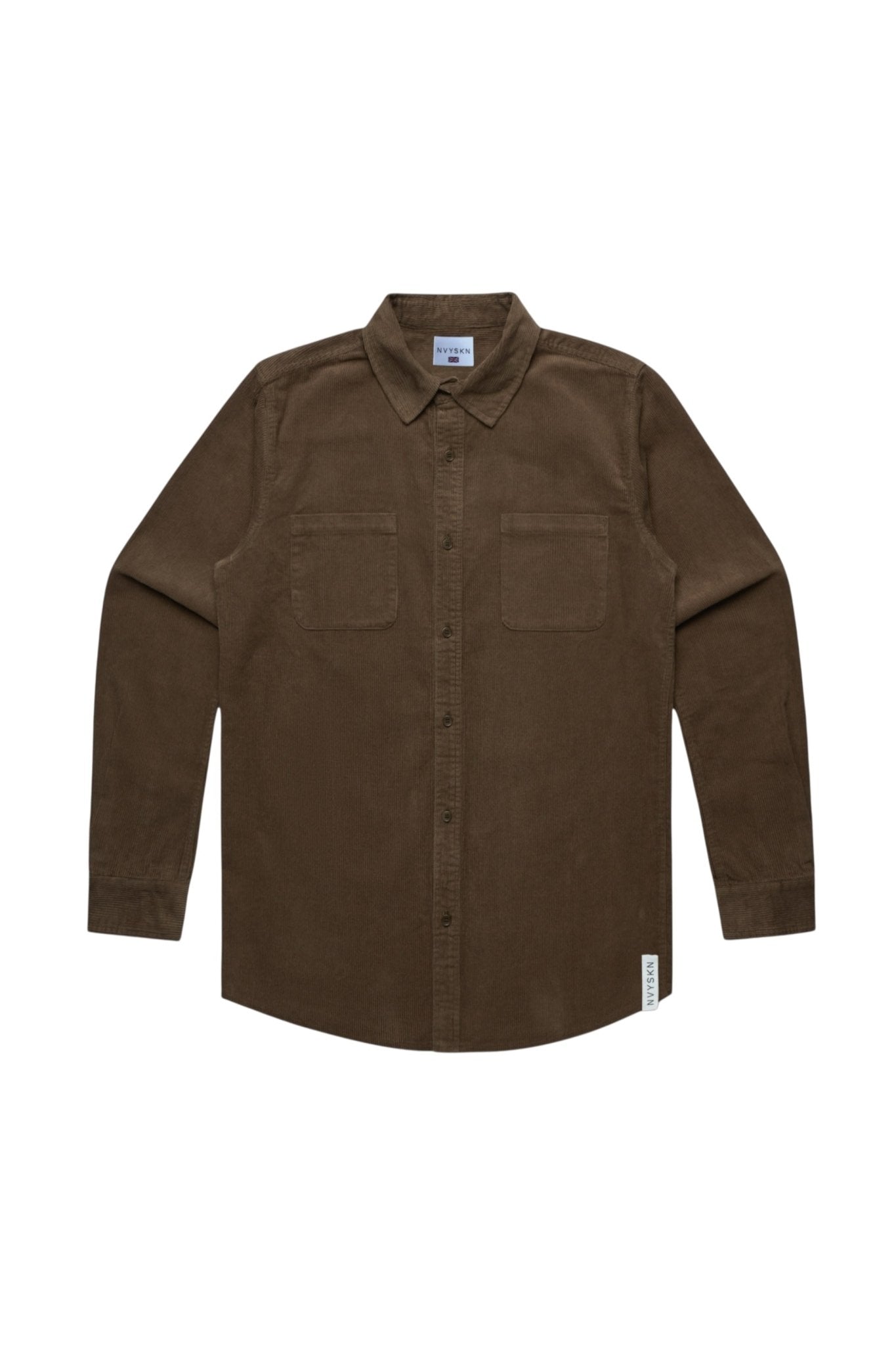 NVYSKN Heavy Cord Shirt – 300 GSM Cotton Corduroy Overshirt - Longshot Tactical