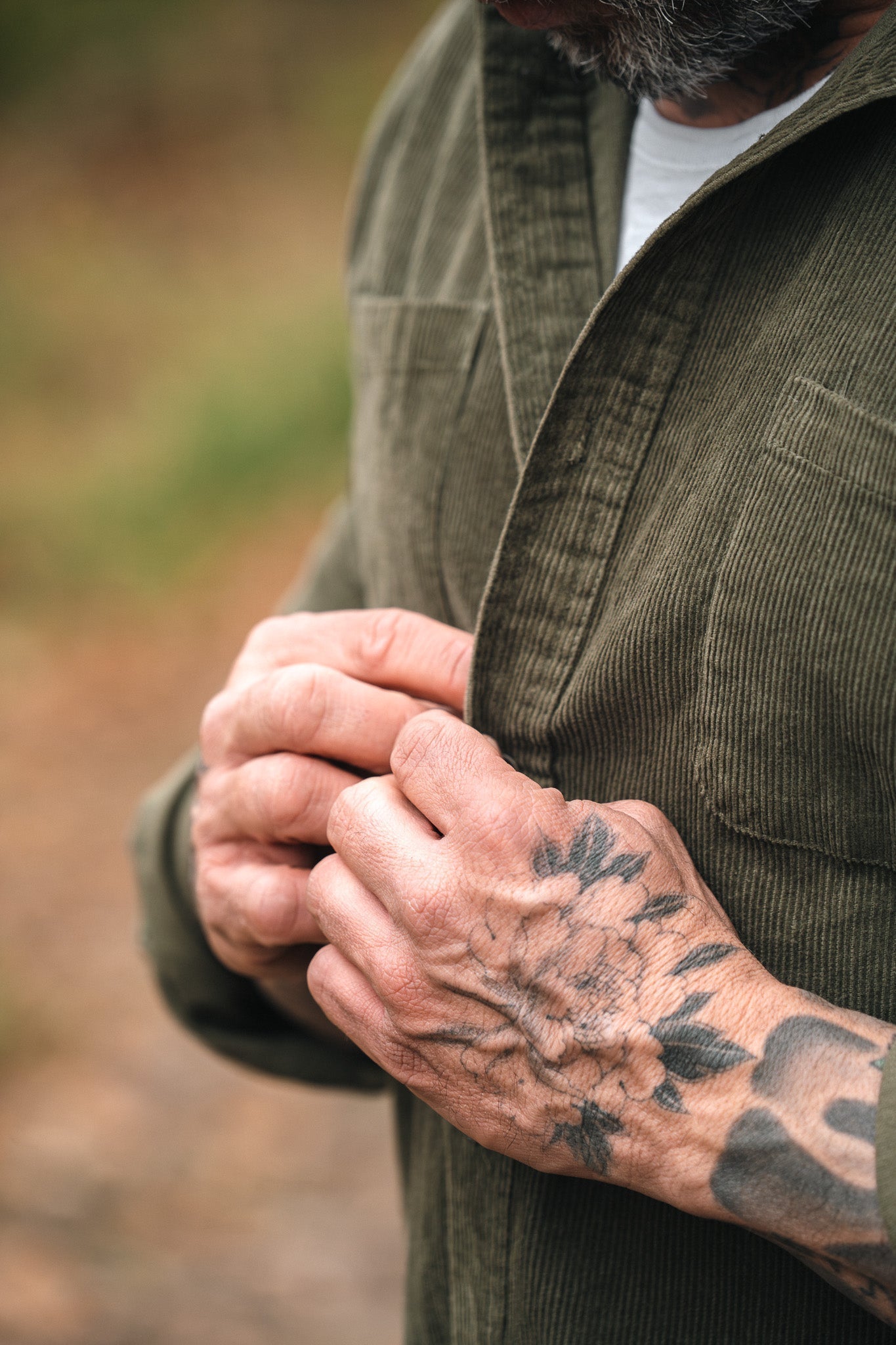 NVYSKN Heavy Cord Shirt – 300 GSM Cotton Corduroy Overshirt - Longshot Tactical