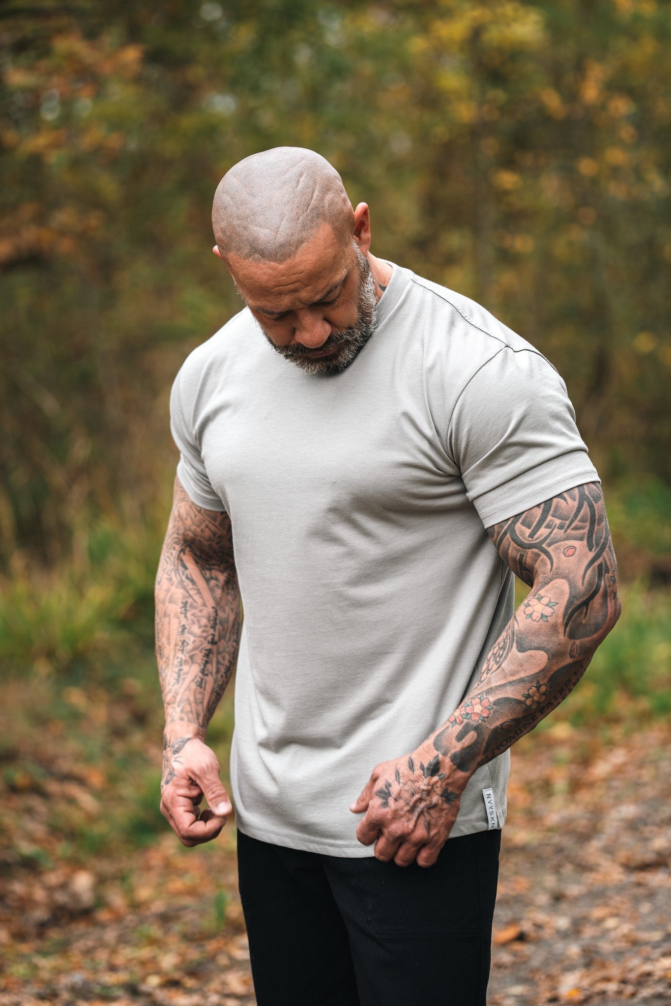 NVYSKN Heavyweight Cotton T-Shirt – Regular & Long Fit - Longshot Tactical