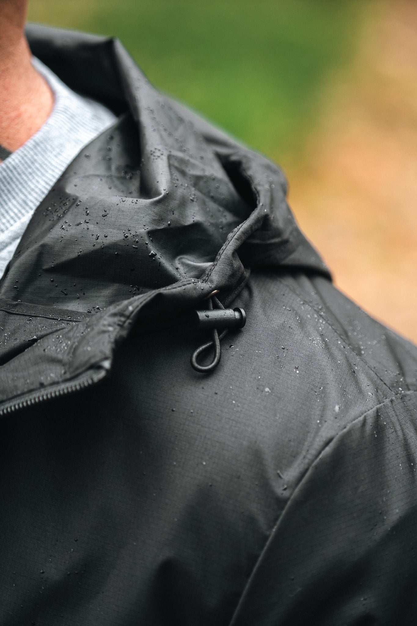 NVYSKN Waterproof Hiking Jacket – Lightweight Tactical Shell (Black) - Longshot Tactical