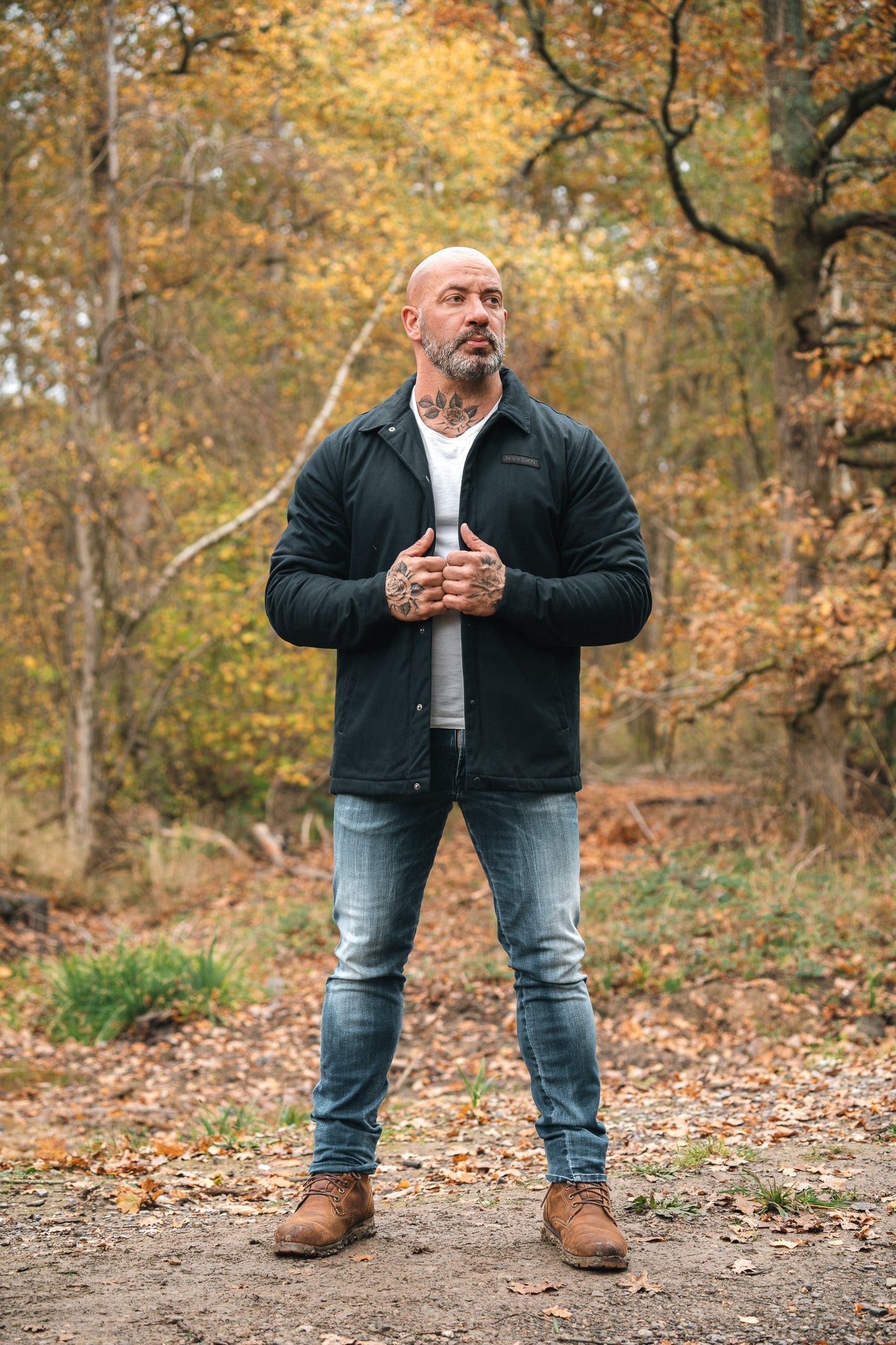 NVYSKN Work Jacket – Heavyweight Cotton Drill Utility Jacket - Longshot Tactical