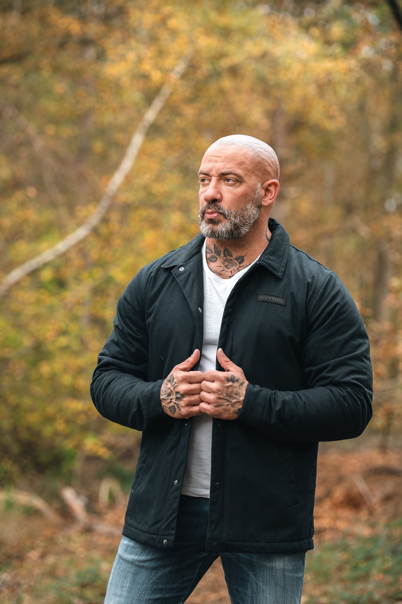 NVYSKN Work Jacket – Heavyweight Cotton Drill Utility Jacket - Longshot Tactical