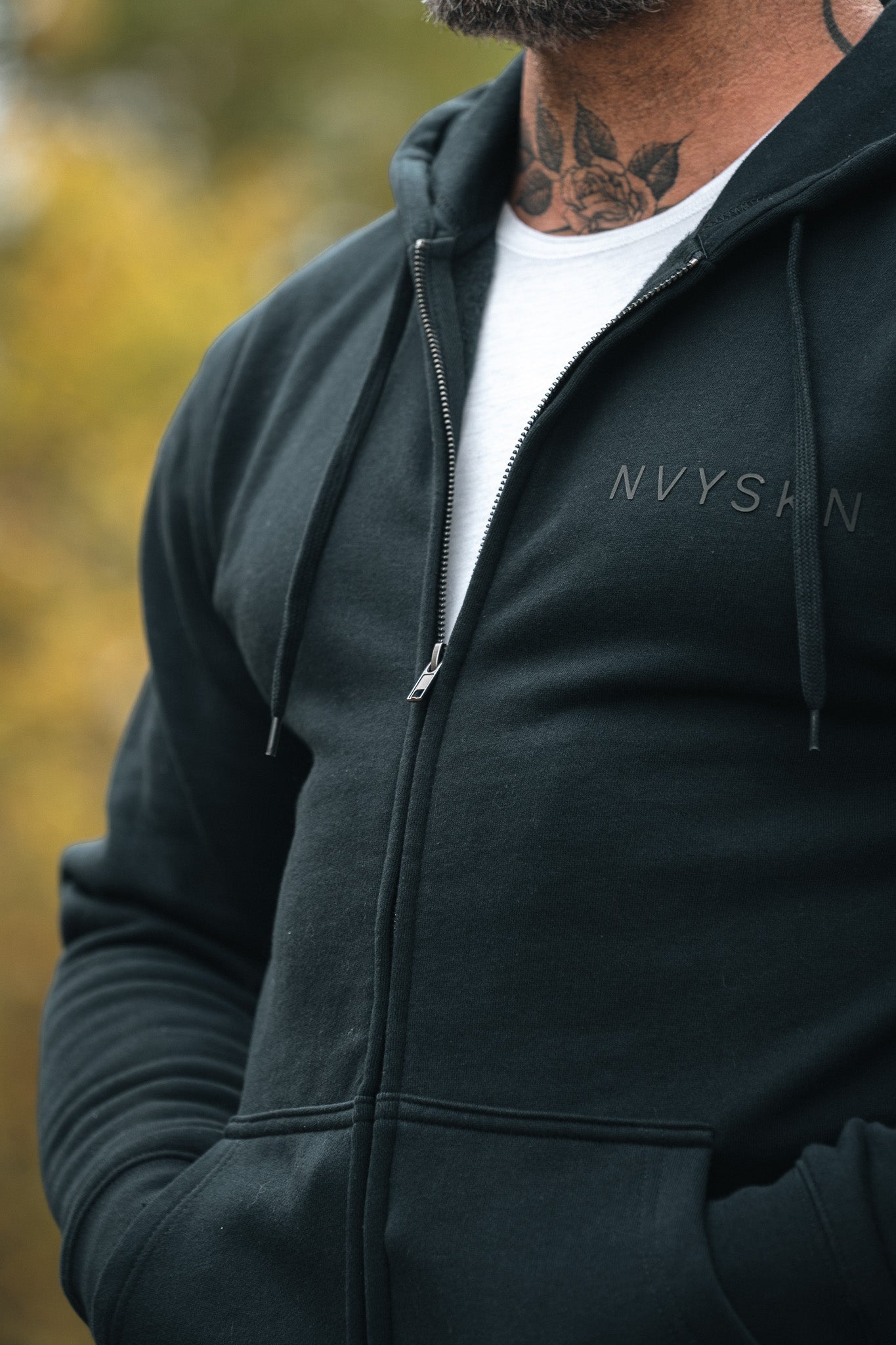 NVYSKN Zip Hood – Mid - Weight Fleece Zip - Up Hoodie - Longshot Tactical