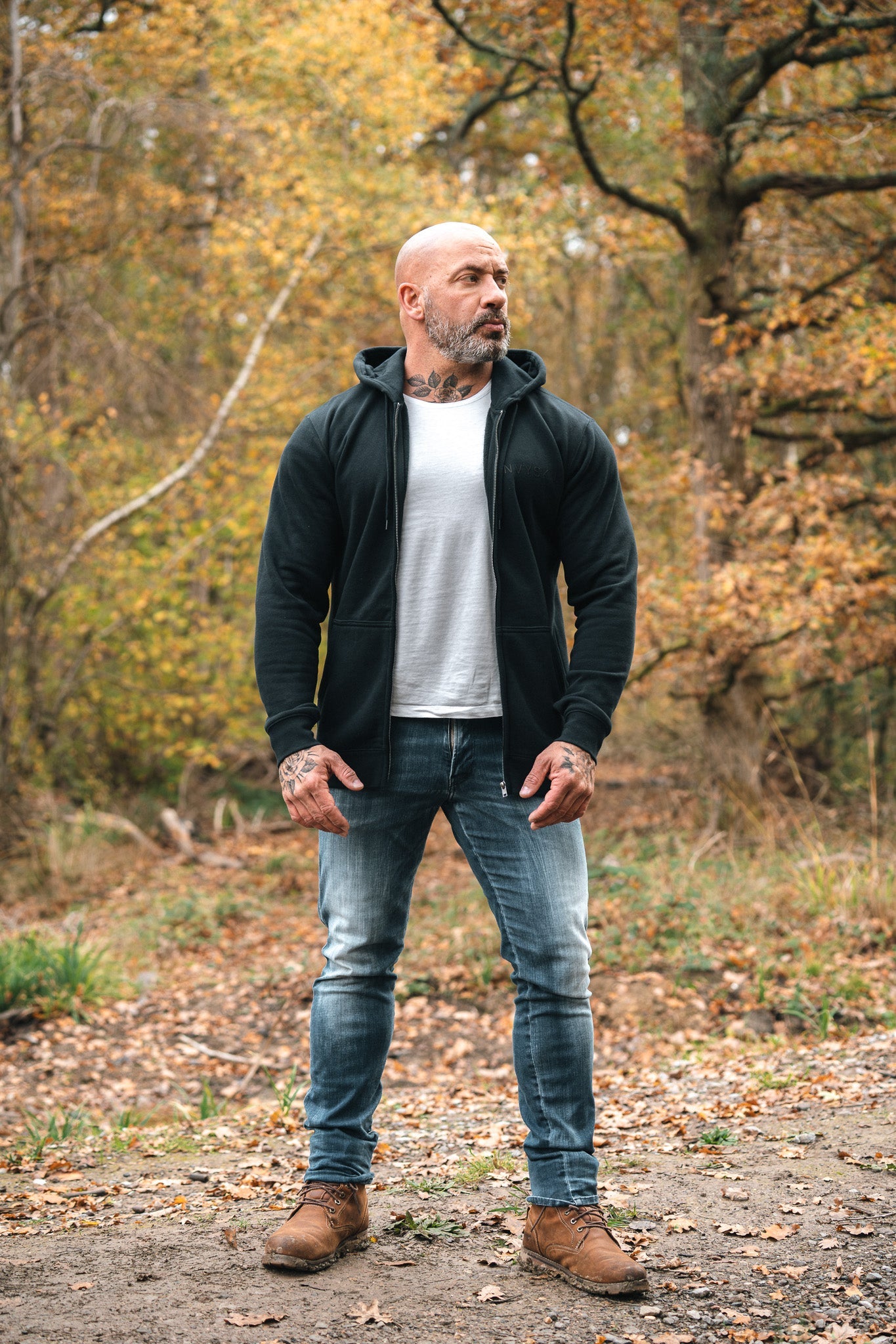 NVYSKN Zip Hood – Mid - Weight Fleece Zip - Up Hoodie - Longshot Tactical