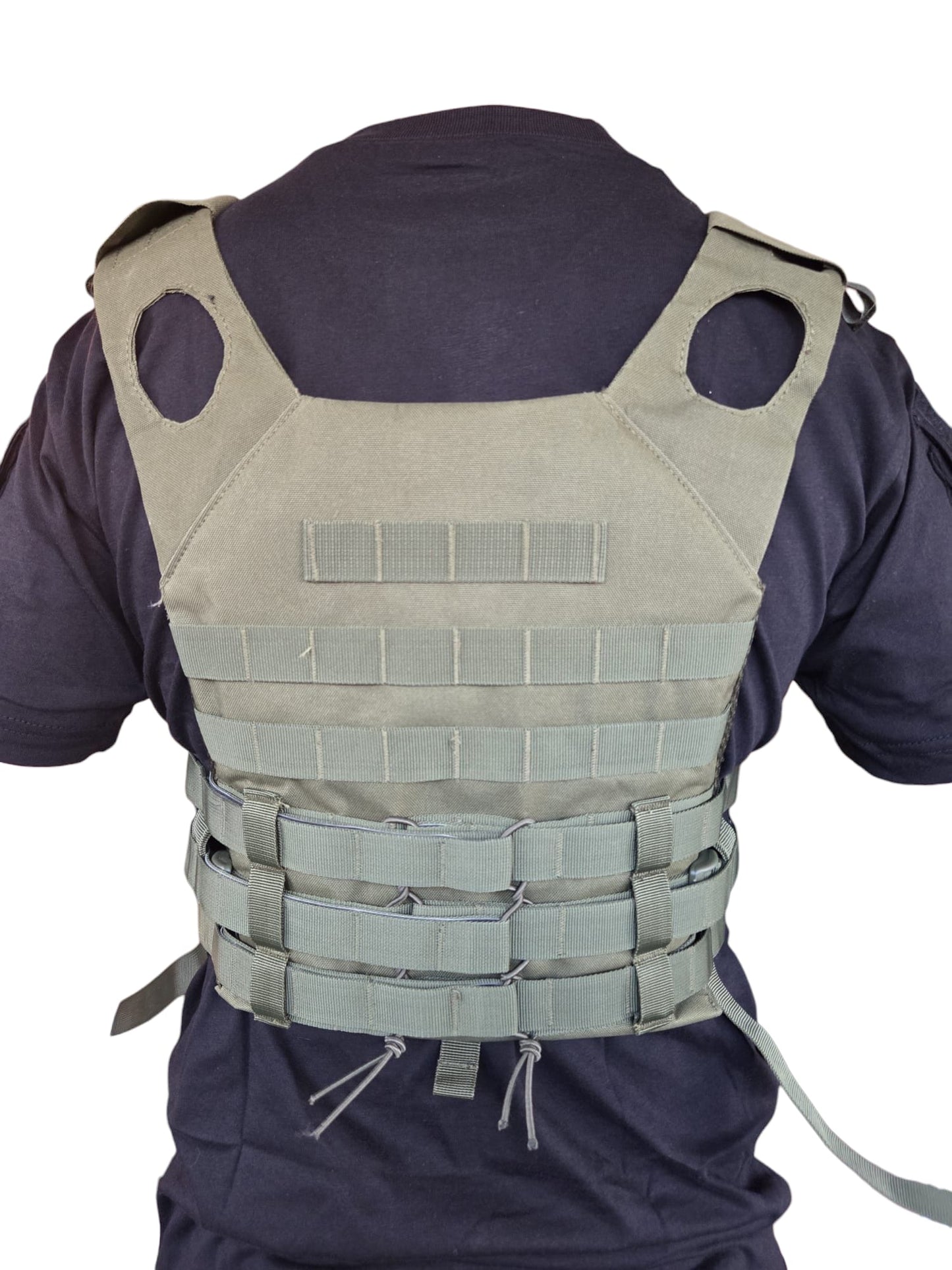 Olive Green Chest Rig Plate Carrier Vest - Longshot Tactical