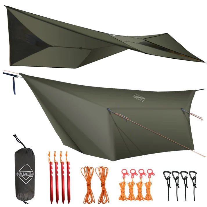 Onewind Billow Ultralight Hammock Tarp Shelter 12' - Longshot Tactical