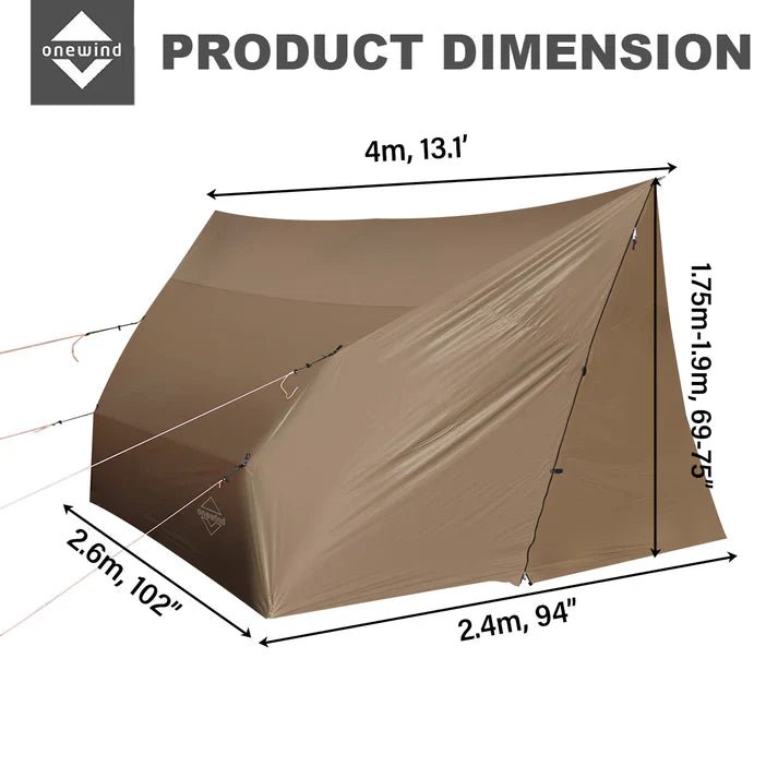 Onewind Blackthorn Ultralight Tarp Tent - Longshot Tactical