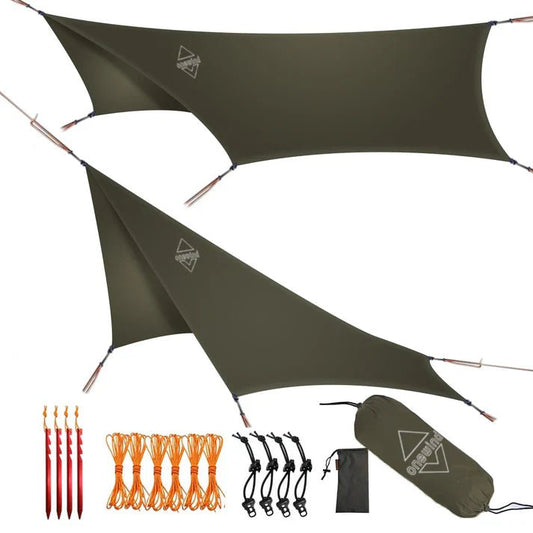 Onewind Nebula 12' Hexagonal Tarp Hammock Rain Fly - Longshot Tactical