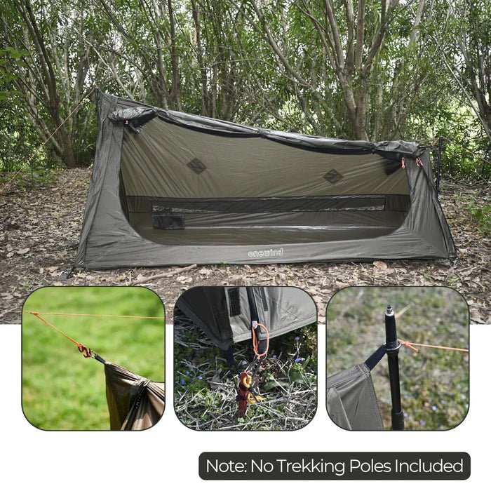 Onewind Outdoors Ultralight SoloVent Bivy Tent (2026 Version) - Longshot Tactical