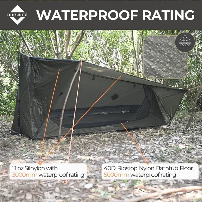 Onewind Outdoors Ultralight SoloVent Bivy Tent (2026 Version) - Longshot Tactical