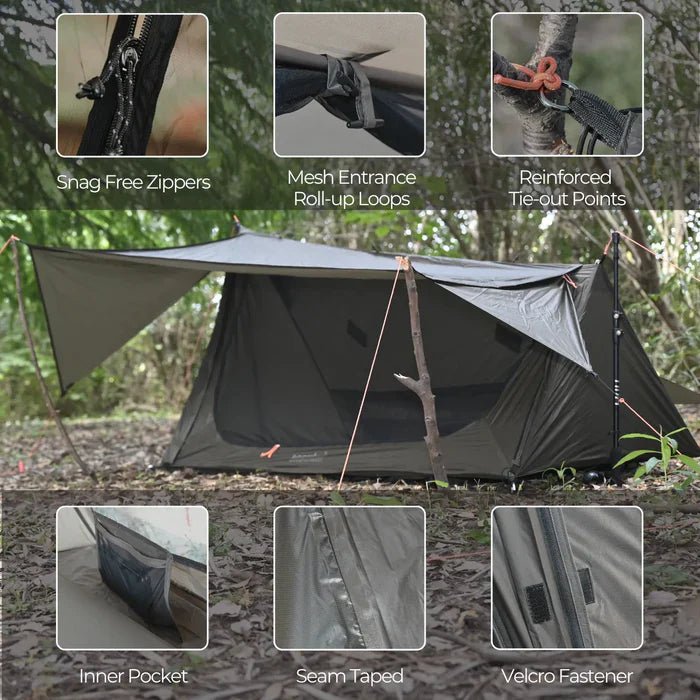 Onewind Outdoors Ultralight SoloVent Bivy Tent (2026 Version) - Longshot Tactical