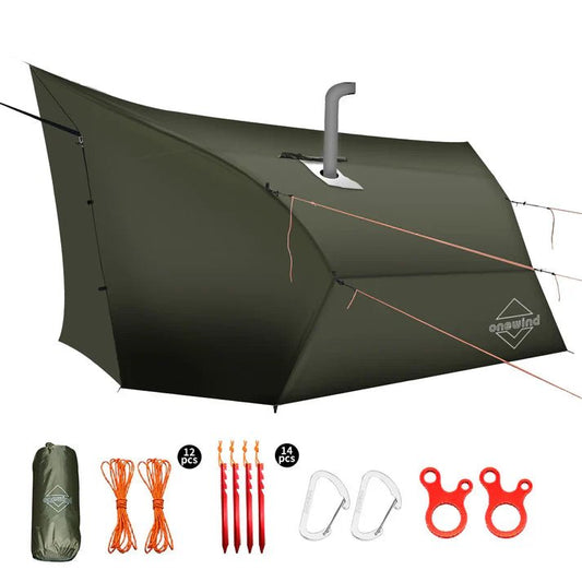 Onewind Penumbra Hot Tent Tarp - Forest Green - Longshot Tactical