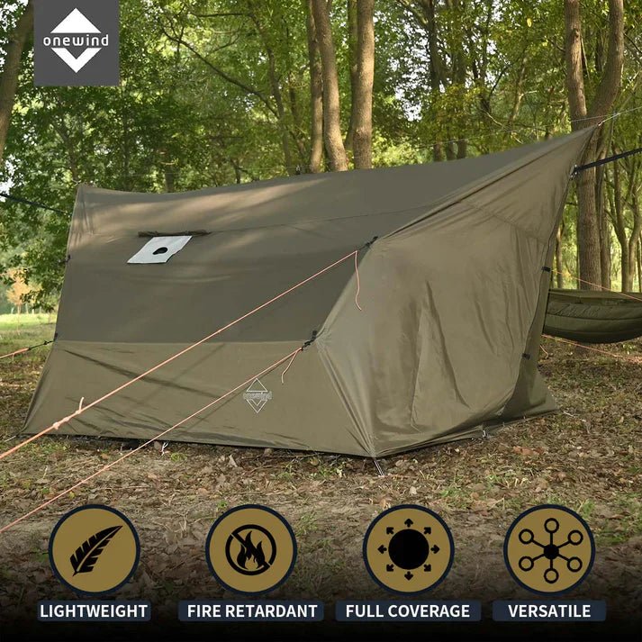 Onewind Penumbra Hot Tent Tarp - Forest Green - Longshot Tactical