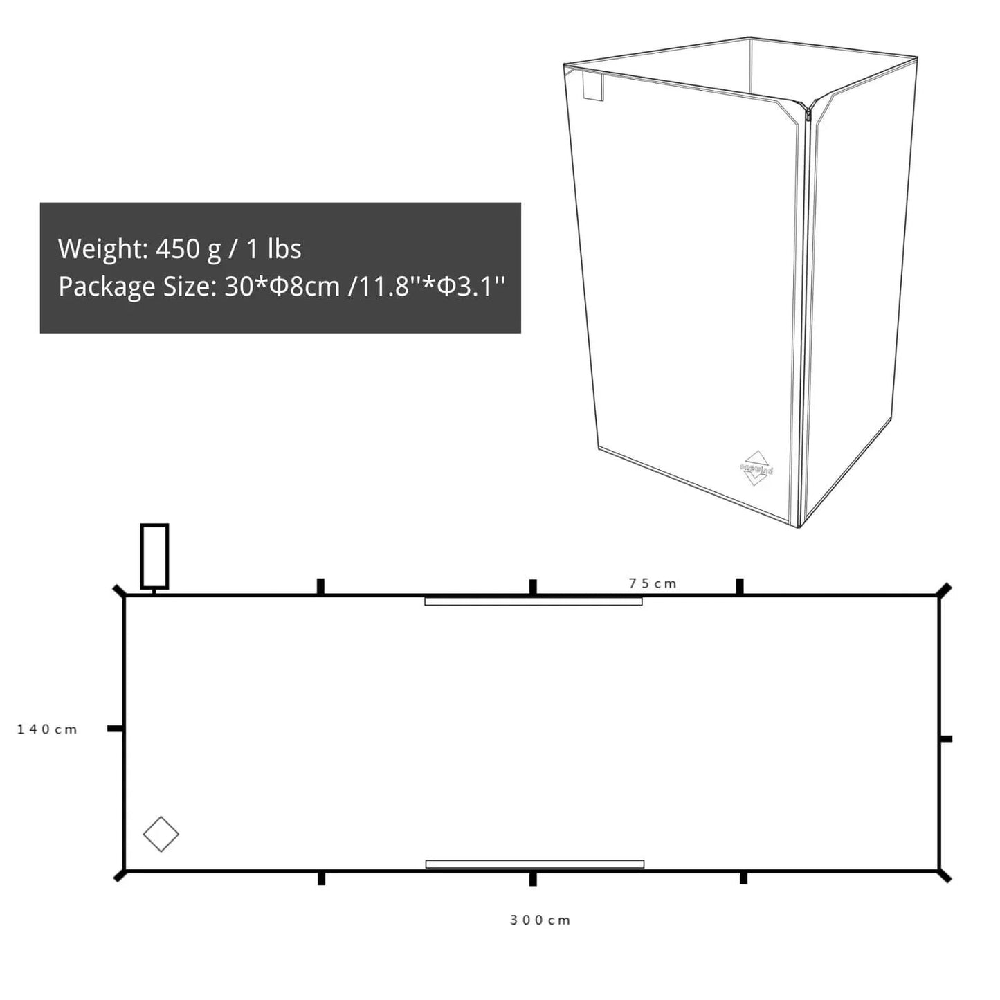 Onewind Portable Privacy Shower Tent - Longshot Tactical