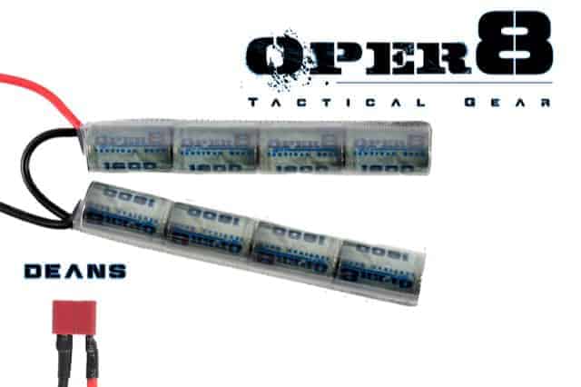 Oper8 9.6v 1600MAH Crane Stock Battery - Longshot Tactical