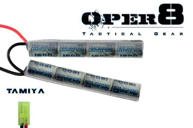 Oper8 9.6v 1600MAH Crane Stock Battery - Longshot Tactical