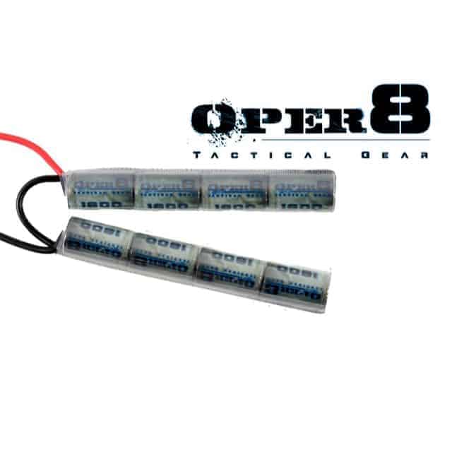 Oper8 9.6v 1600MAH Crane Stock Battery - Longshot Tactical
