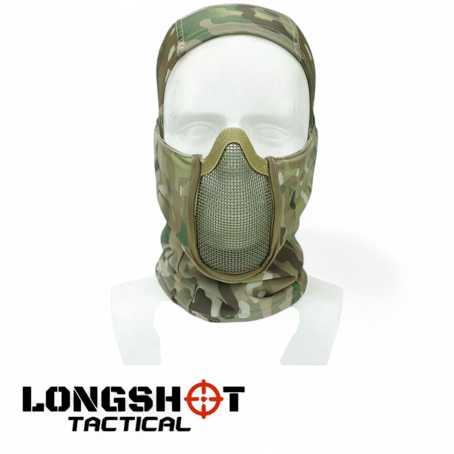Operators Balaclava / Mesh Face – BTP Airsoft Face Mask - Longshot Tactical