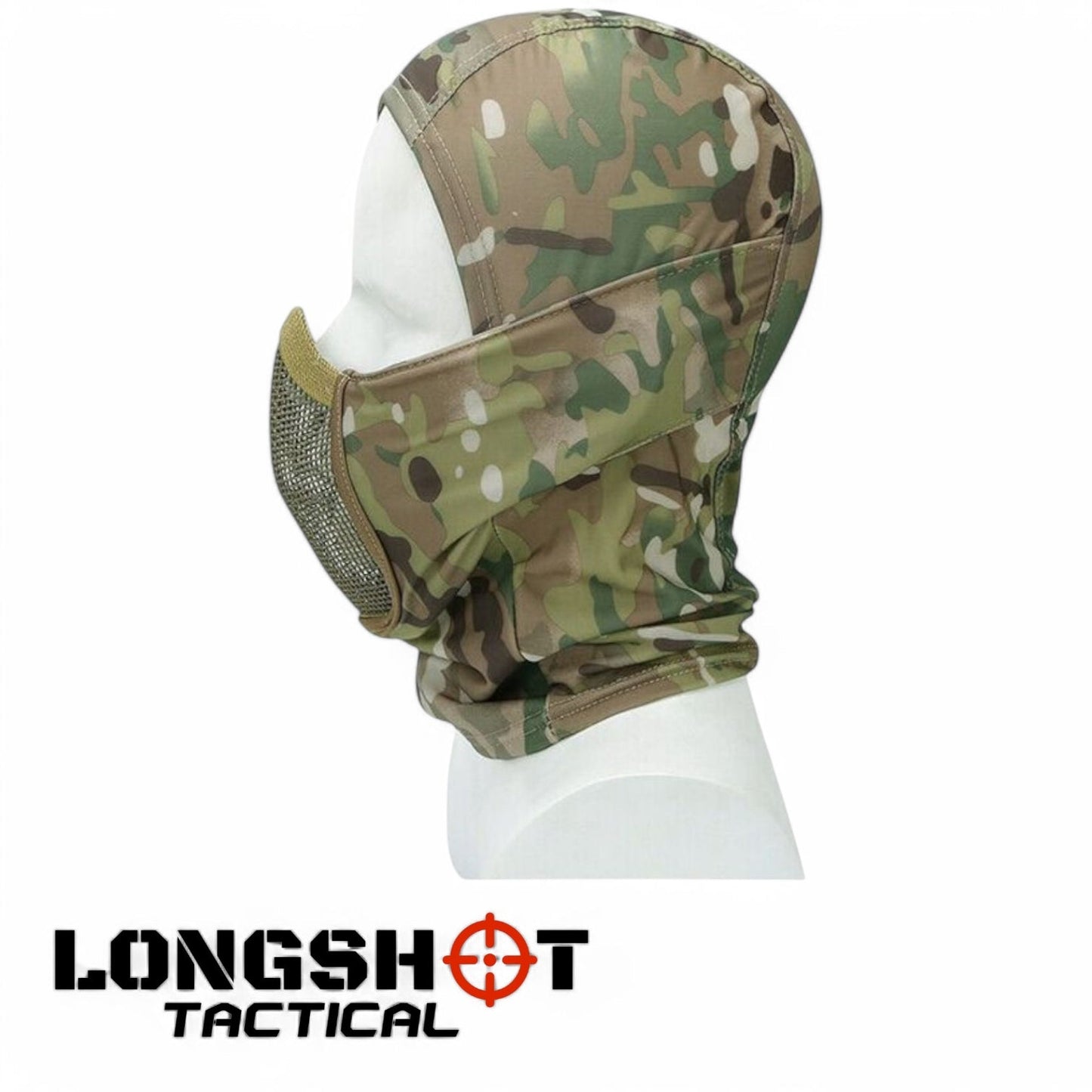 Operators Balaclava / Mesh Face – BTP Airsoft Face Mask - Longshot Tactical