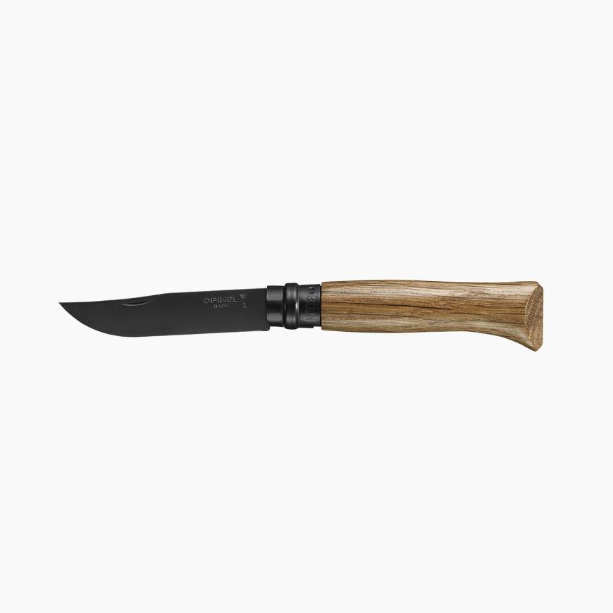 Opinel No 8 Black Oak Knife - Longshot Tactical