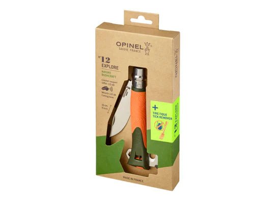 Opinel No.12 Explore Knife - Orange - Longshot Tactical