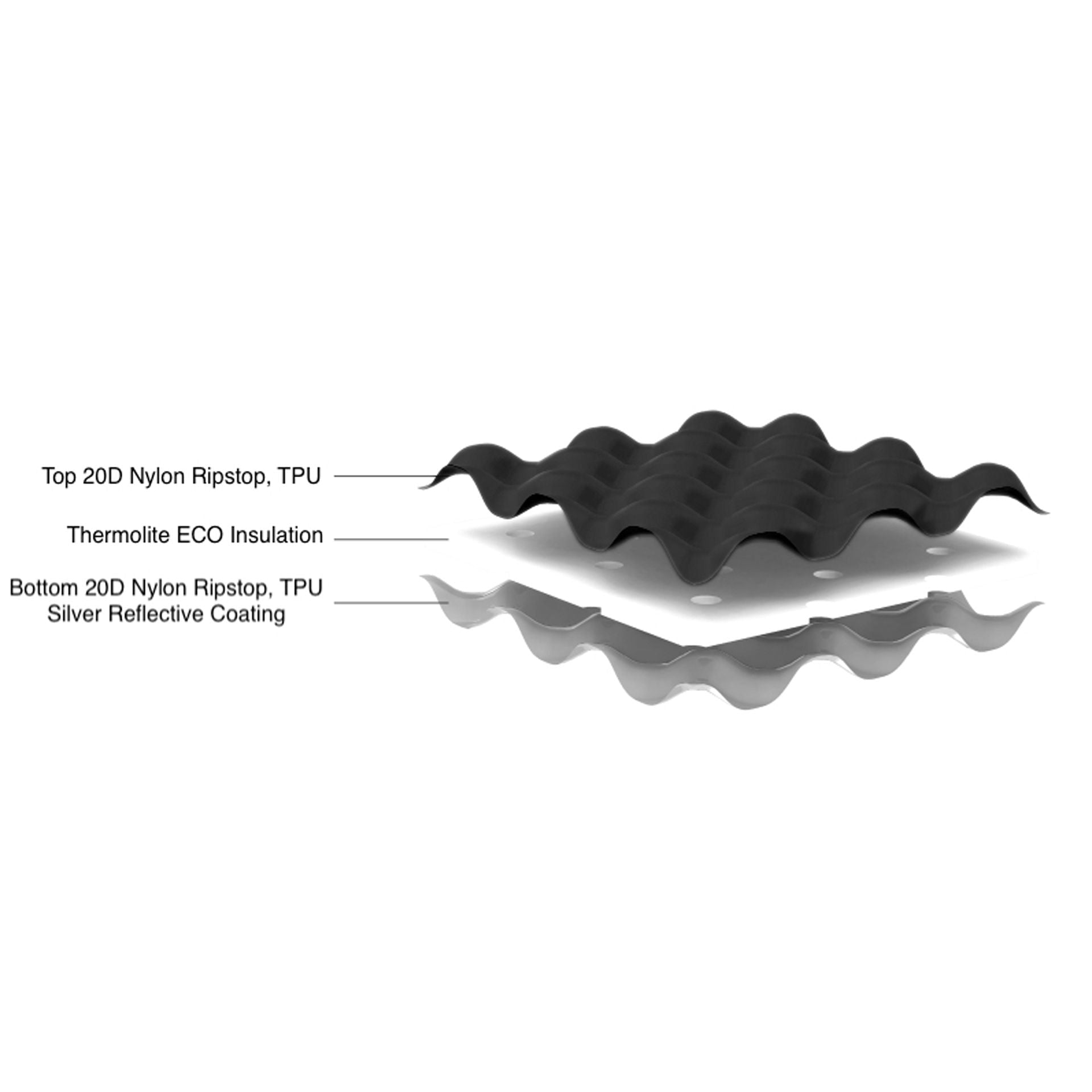 Origin Outdoors Silver - Air Inflatable Sleeping Mat - Longshot Tactical