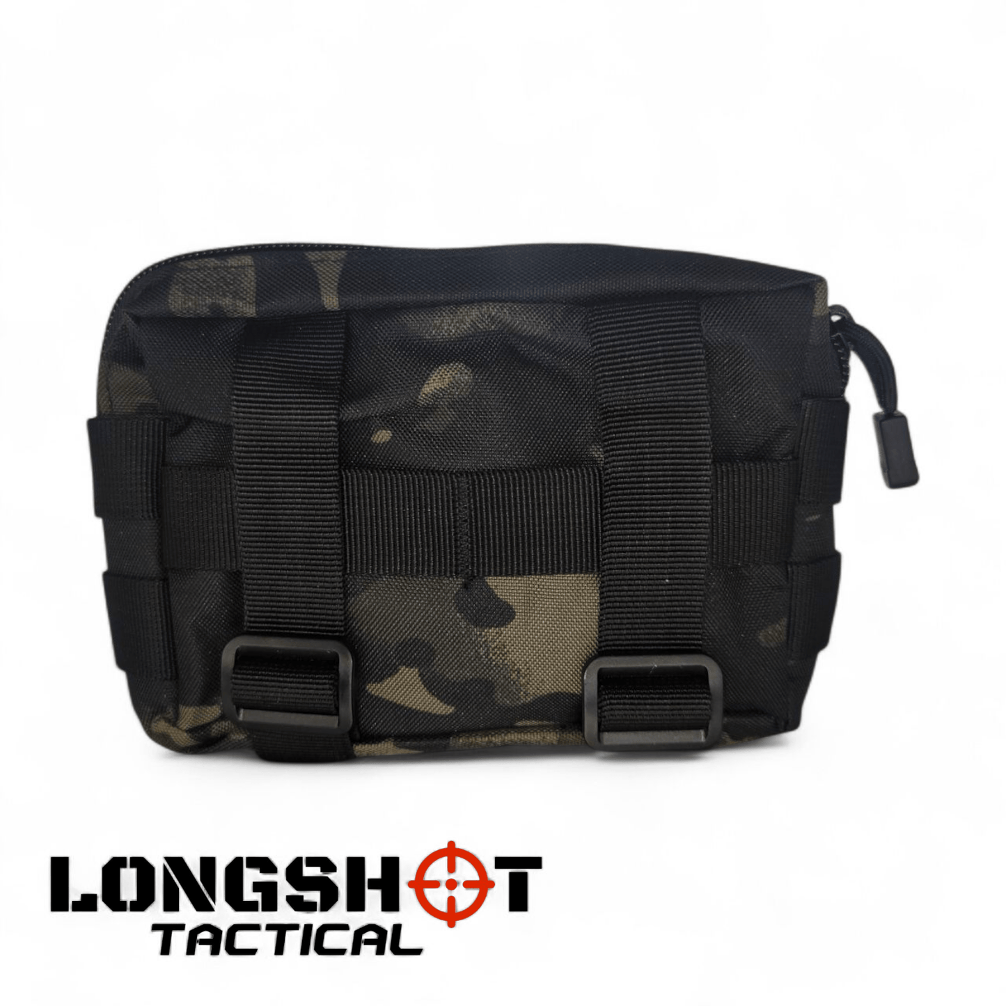 Outdoor EDC Toolkit Molle Pouch - Waist Bag - Black Camo - Longshot Tactical