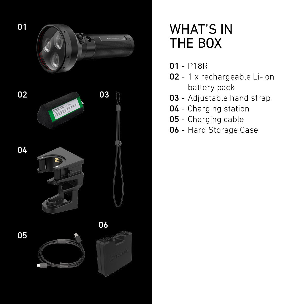 P18R Rechargeable Torch 2025, 6500 Lumens - Longshot Tactical