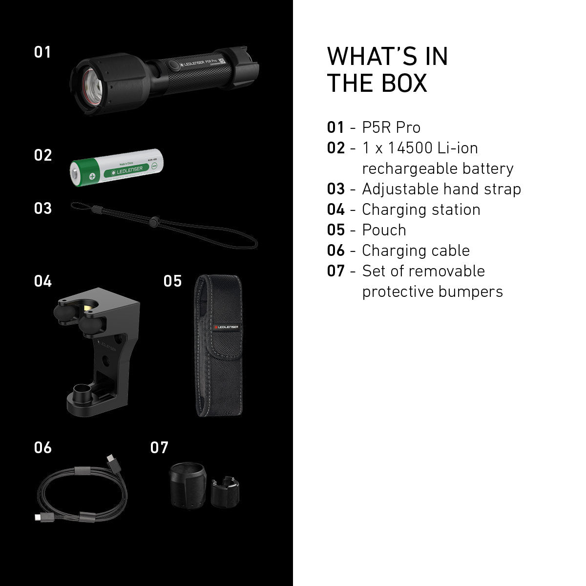 P5R Pro Rechargeable Torch 2025, 750 Lumens - Longshot Tactical