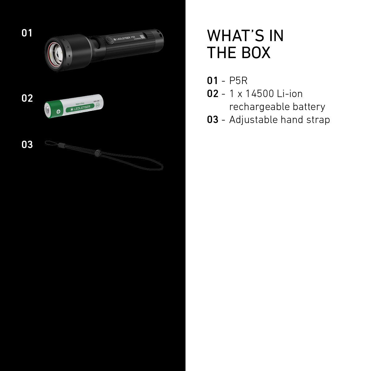 P5R Rechargeable Torch 2025, 750 Lumens - Longshot Tactical