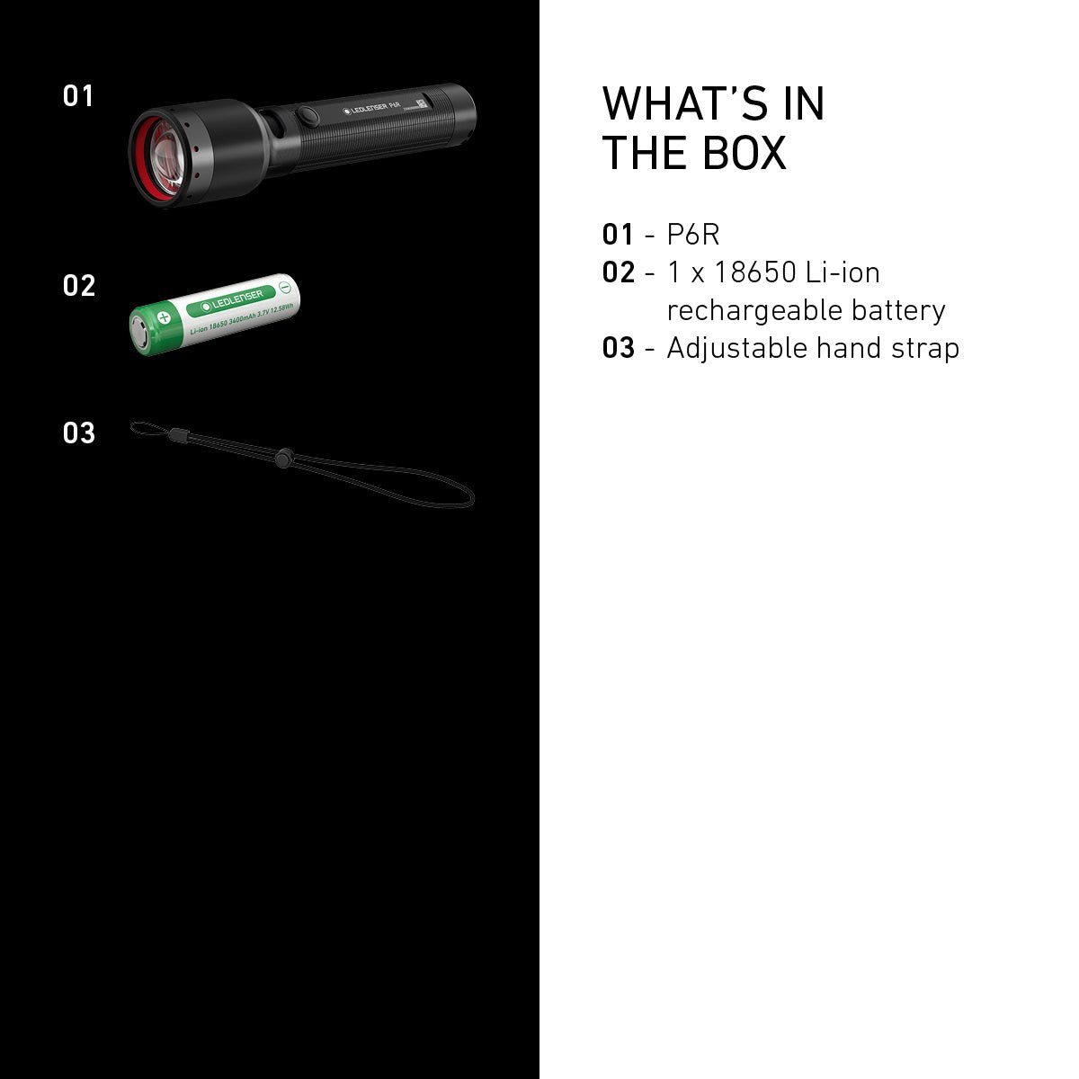 P6R Rechargeable Torch 2025, 1200 Lumens - Longshot Tactical