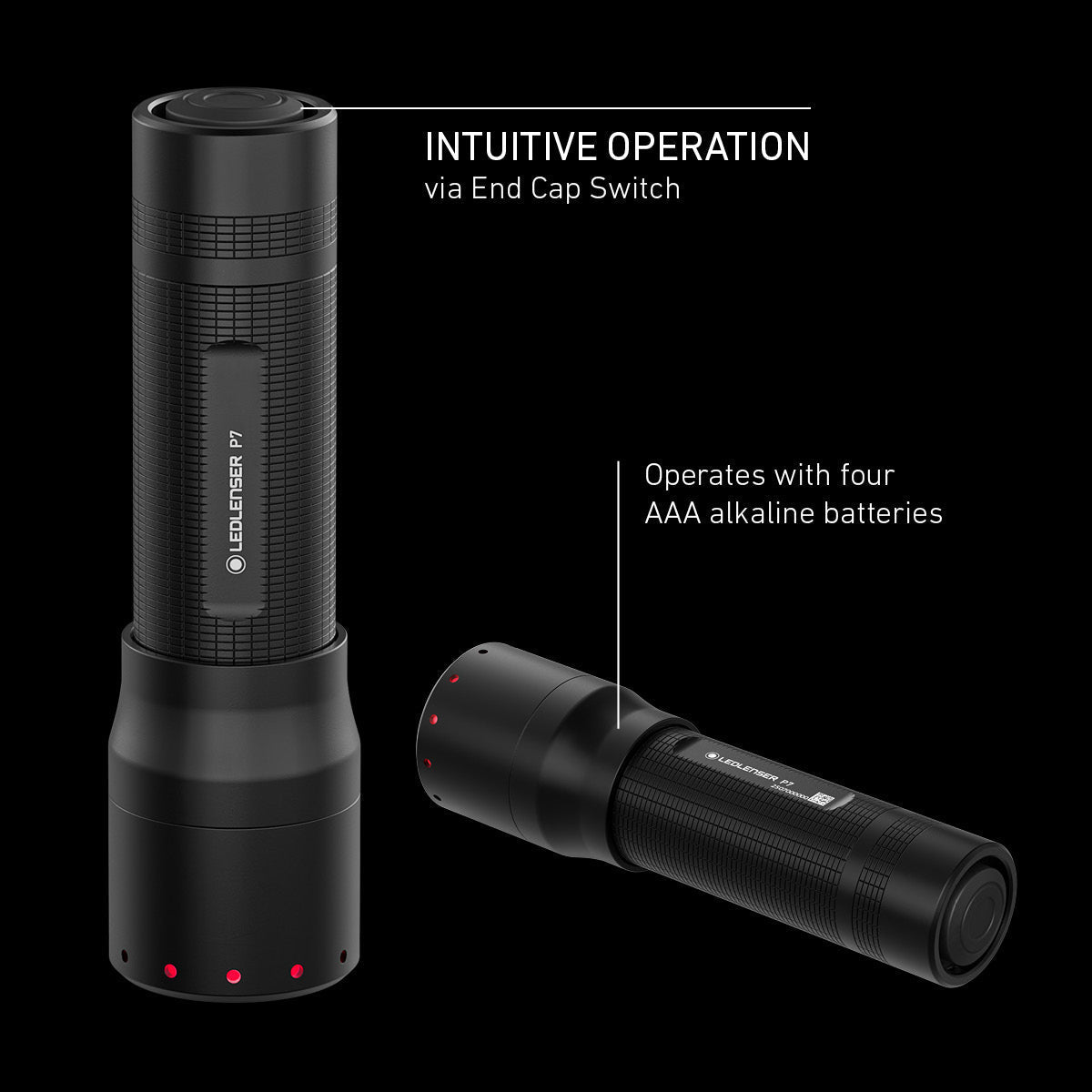 P7 Battery Operated Torch 2025, 650 Lumens - Longshot Tactical