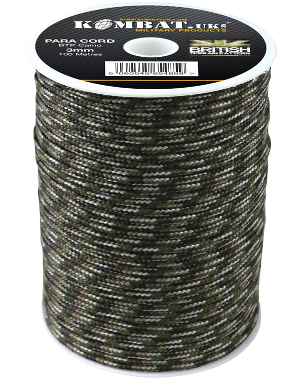 Para Cord 3mm on 100m Reel (Various colours) - Longshot Tactical