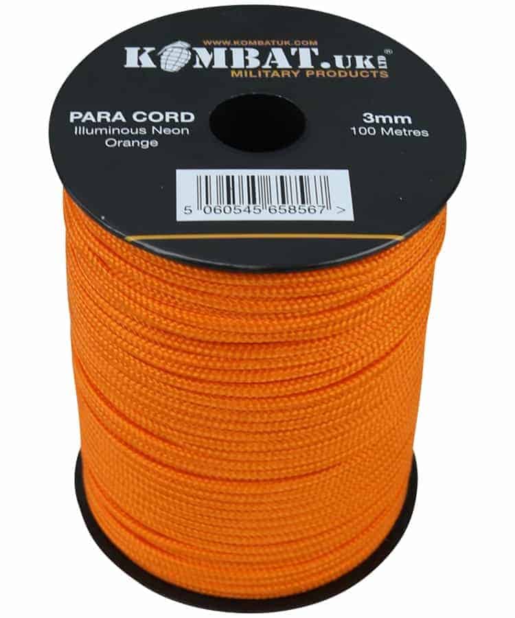 Para Cord 3mm on 100m Reel (Various colours) - Longshot Tactical