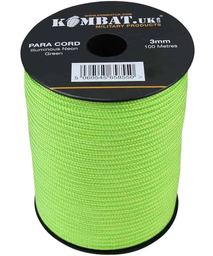 Para Cord 3mm on 100m Reel (Various colours) - Longshot Tactical
