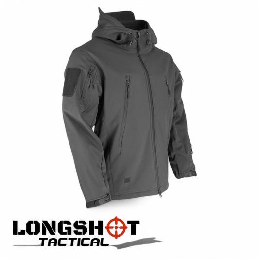 Patriot Tactical Soft Shell Jacket – Gunmetal Grey - Longshot Tactical
