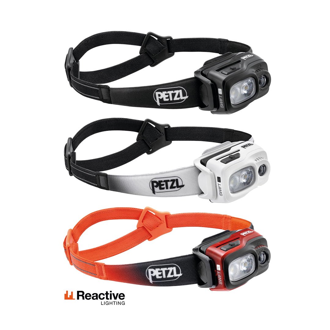 Petzl SWIFT® RL Headlamp (Various Colours) 1100 Lumens Updated Version - Longshot Tactical
