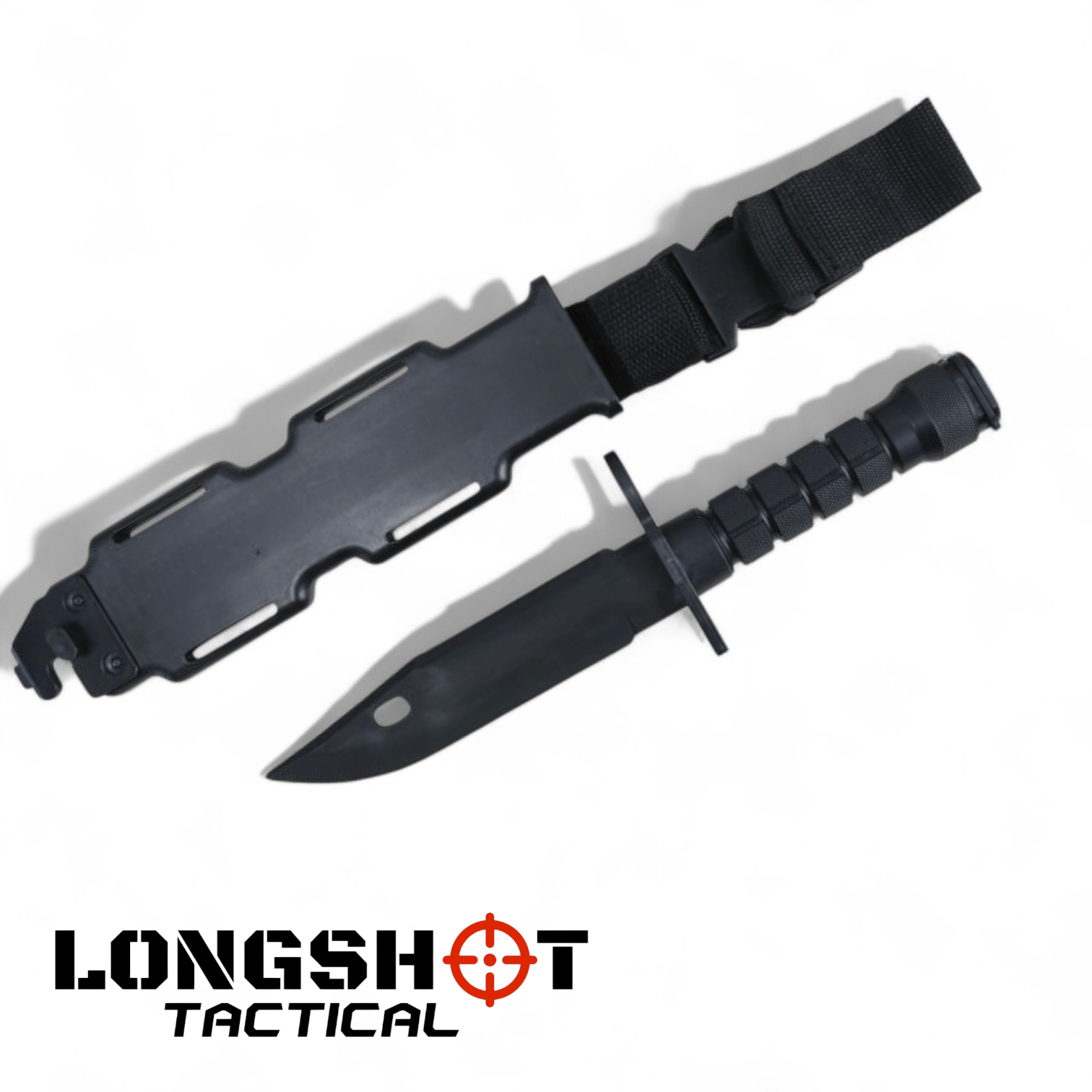 Plastic Airsoft M9 Replica Knife - Longshot Tactical