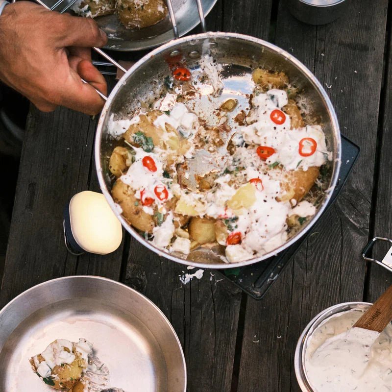 Primus CampFire Frying Pan Stainless Steel 25cm - Longshot Tactical