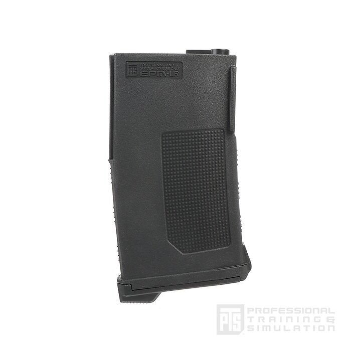 PTS EPM - LR Magazine 150rd for SR25 AEG - Black - Longshot Tactical