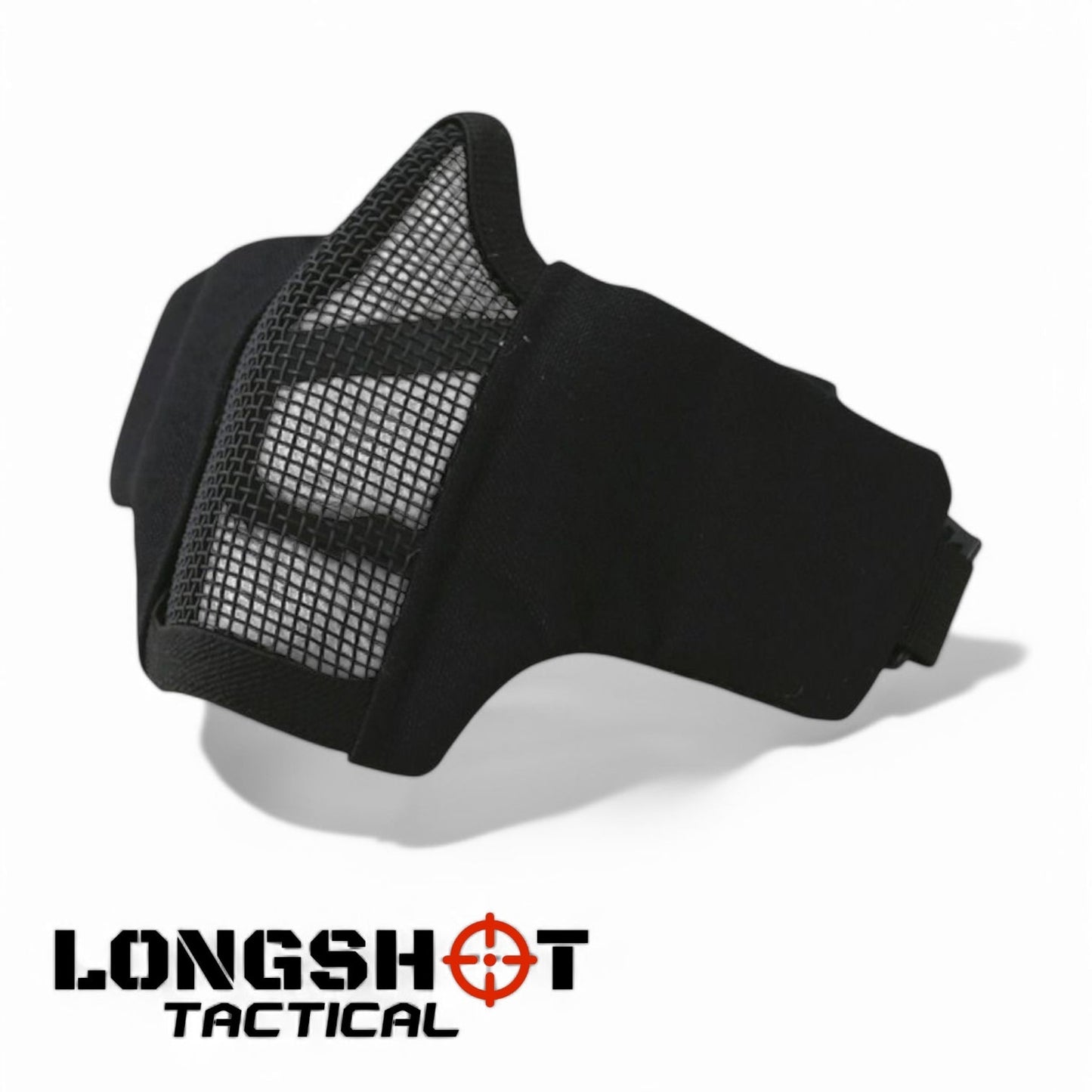 Recon Airsoft Face Mask – Black - Longshot Tactical