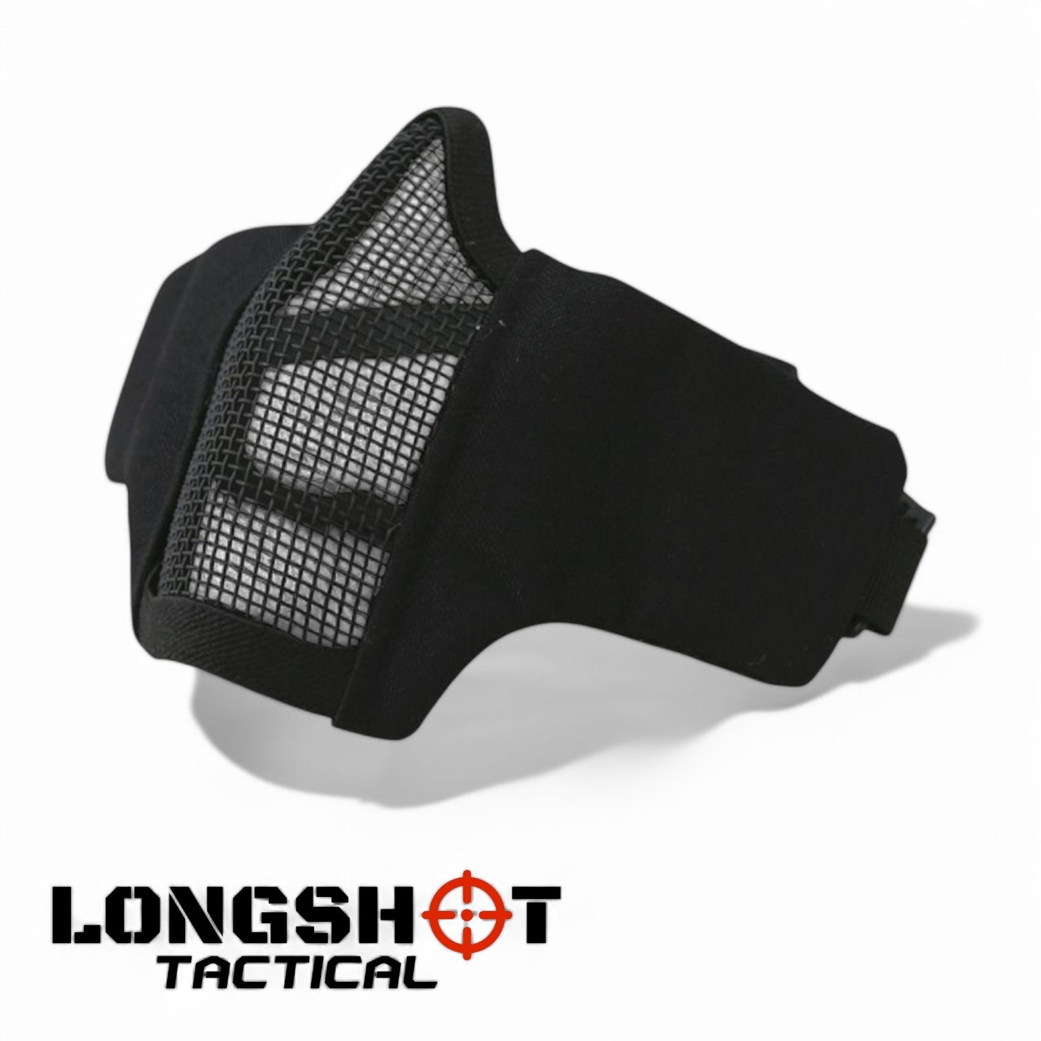 Recon Airsoft Face Mask – Black - Longshot Tactical