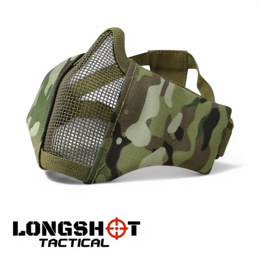 Recon Airsoft Face Mask – BTP Camo - Longshot Tactical
