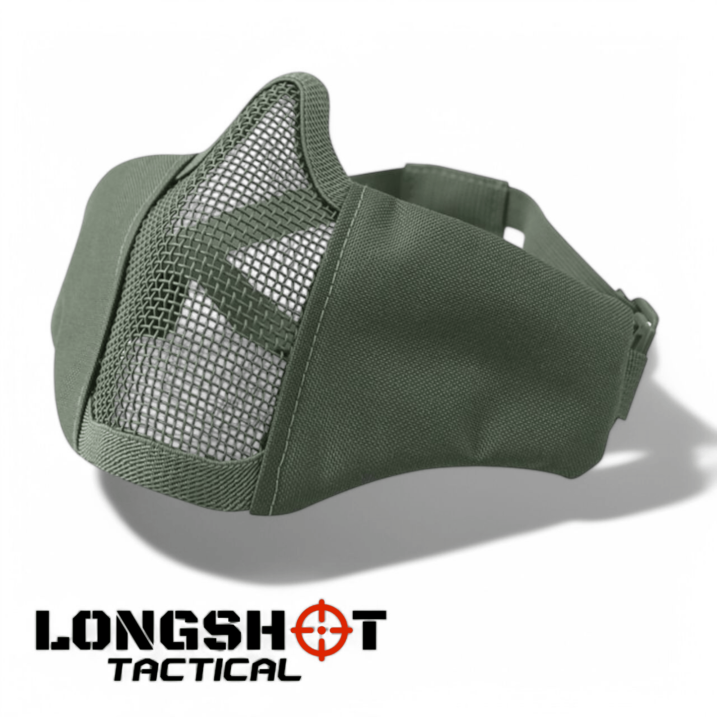 Recon Airsoft Face Mask – Olive Green - Longshot Tactical