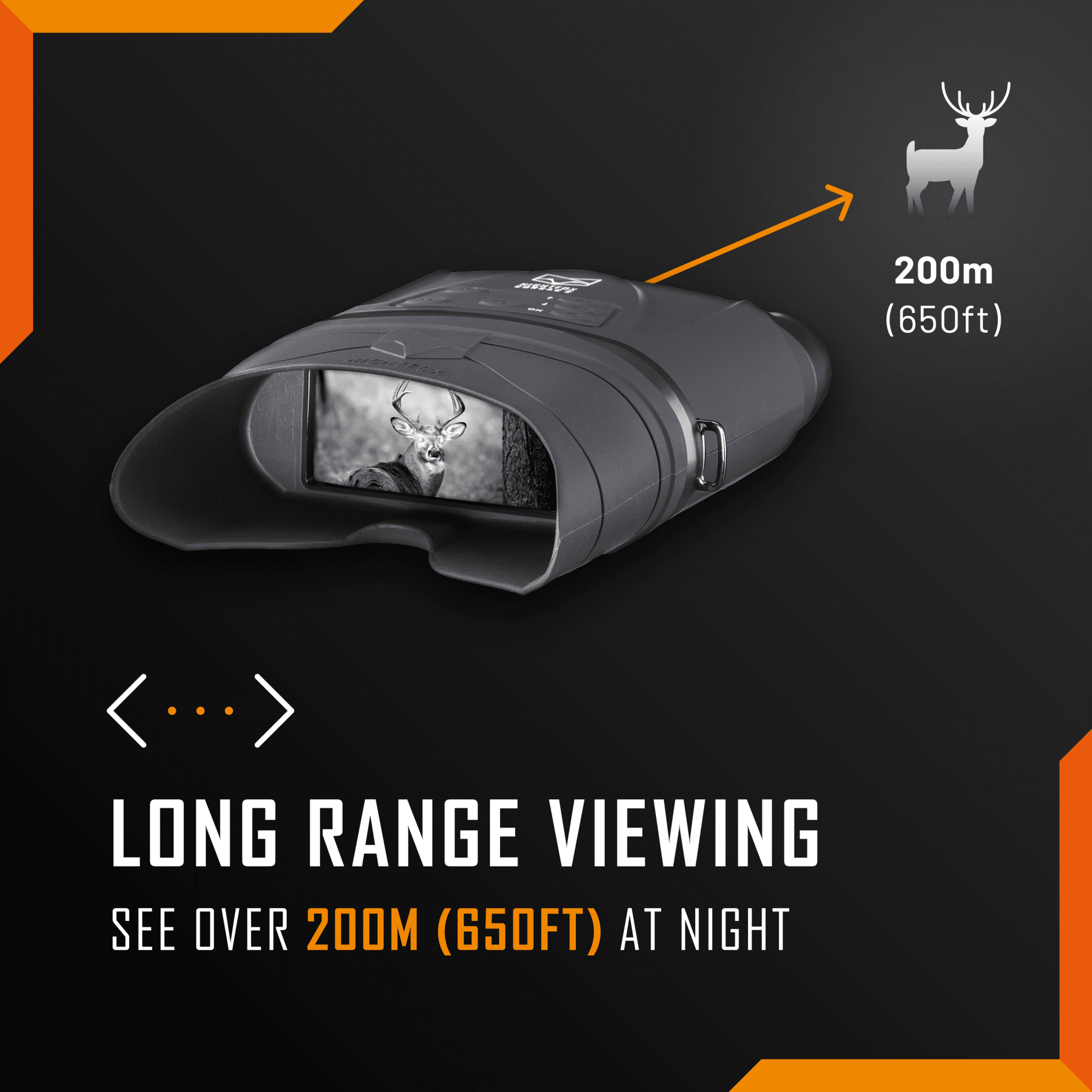 Refurbished Nightfox Corsac 2 HD Night Vision Binoculars - Longshot Tactical