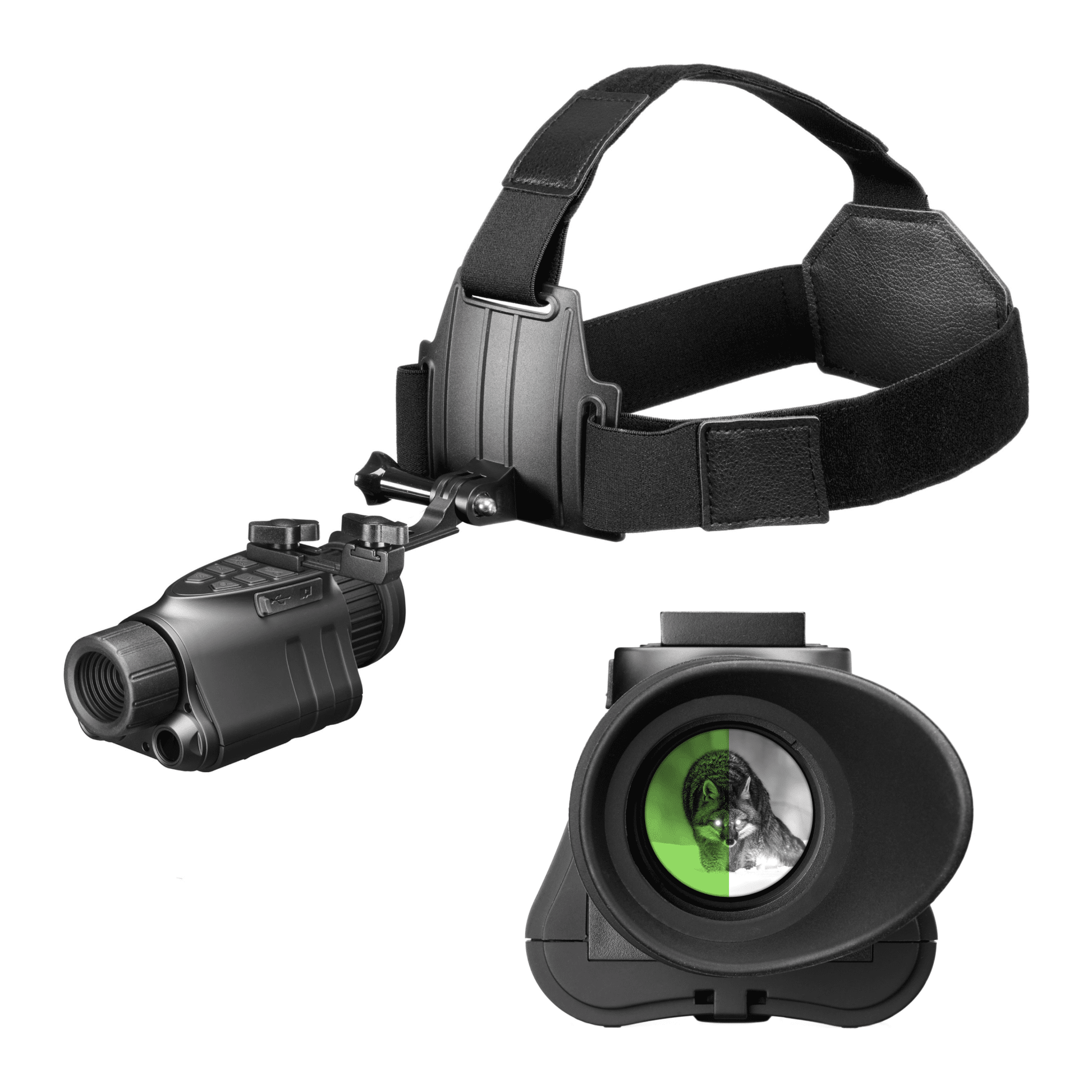 Refurbished Nightfox Prowl Monocular Night Vision Goggles - Longshot Tactical